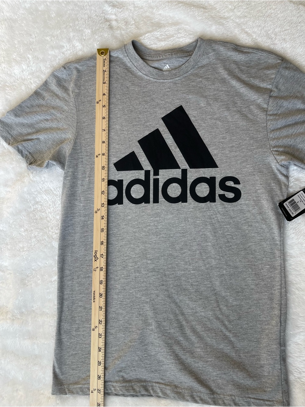 NWT Adidas Golf Men's Size Small Gray Badge of Sport Logo Graphic T-Shirt S - Picture 5 of 7